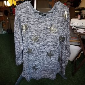 B.L.E.U. woman 1x long sleeve shirt